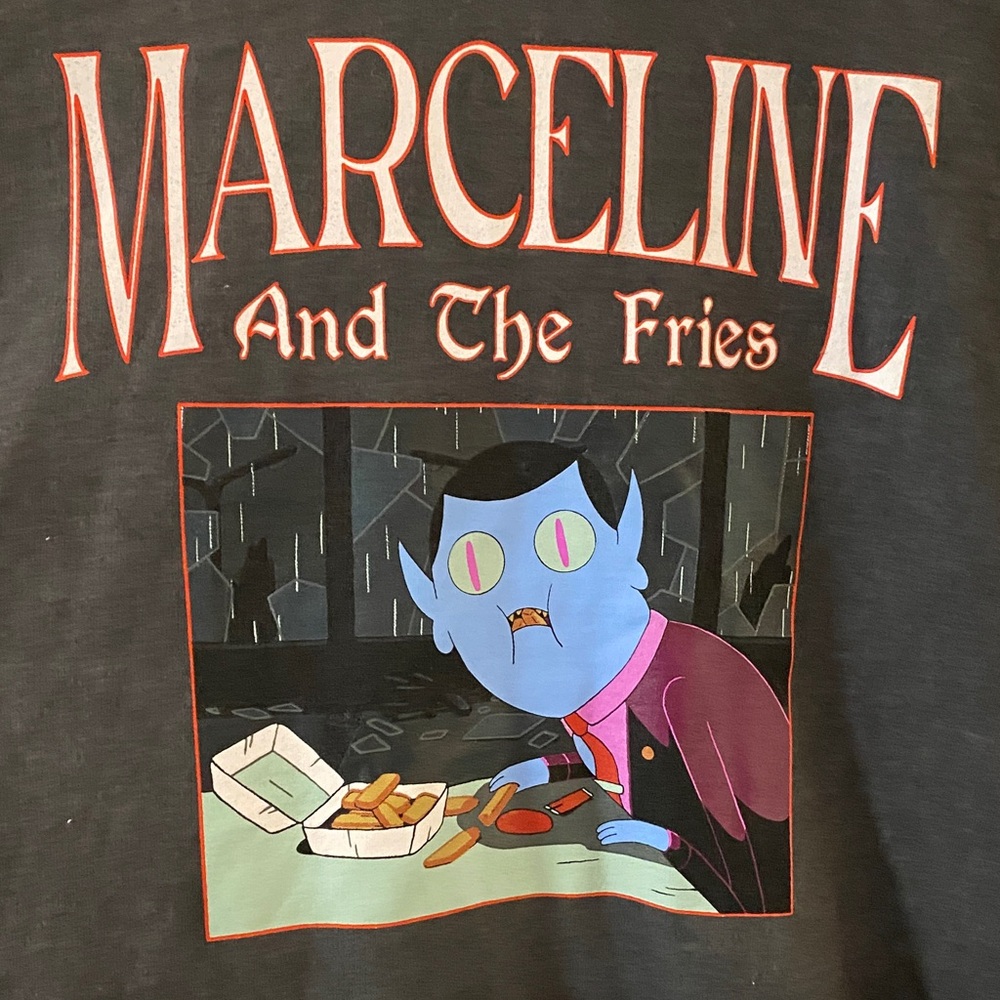 Hot Topic Marceline Graphic Sweatshirt - Gray Adventure Time